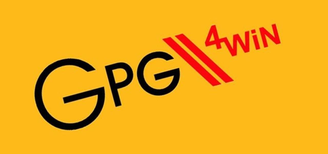 GPG for Windows - GPG4Win